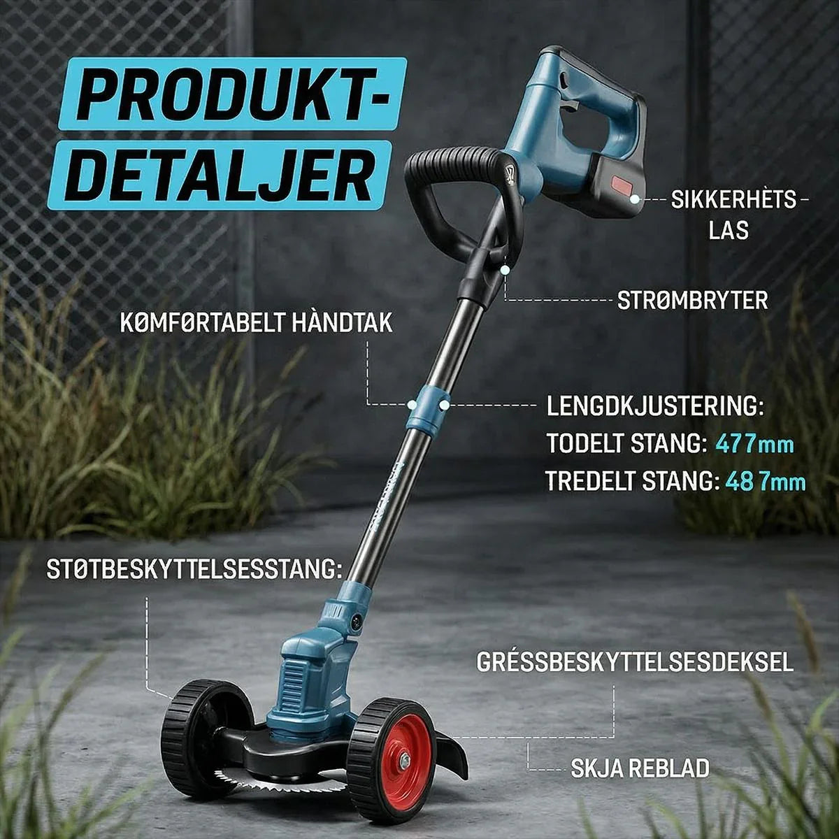 TrimMax 2.0+BATTERI（21V 26000mAh ；Värde 990 kr）