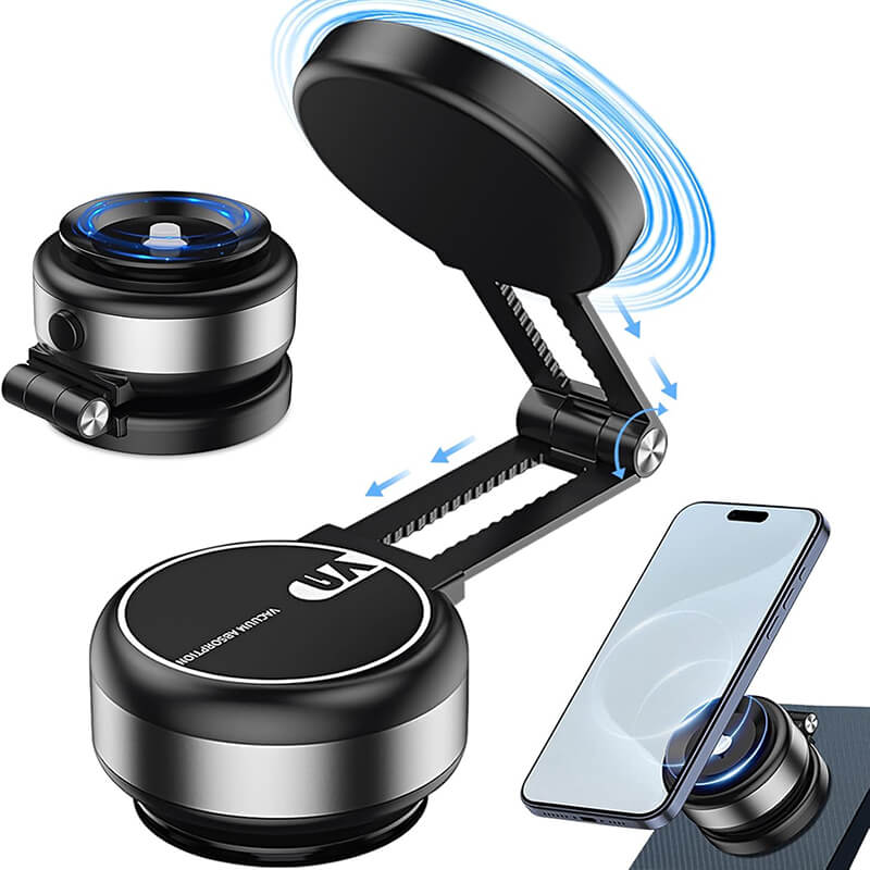 Electric   Vacuum   Magnetic   Car   Phone   Holder